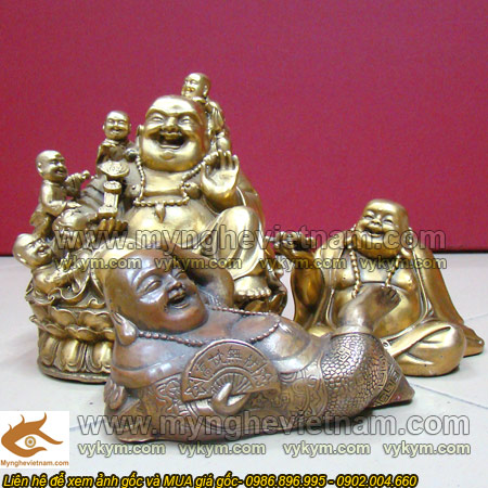 Các mẫu tượng Phật Di Lạc, Tượng Phật Di Lạc, Di lạc gánh vàng, Kéo vàng, ngồi trên vàng, ngũ phúc