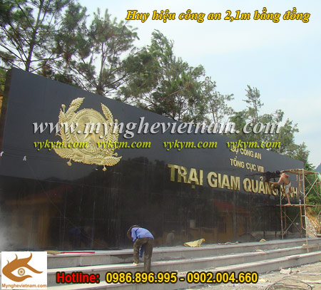 Đúc huy hiệu công an, công an hiệu, logo ngành