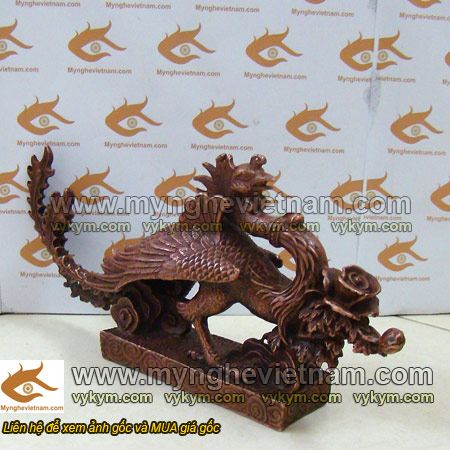tượng chim phượng, tượng phượng bằng đồng