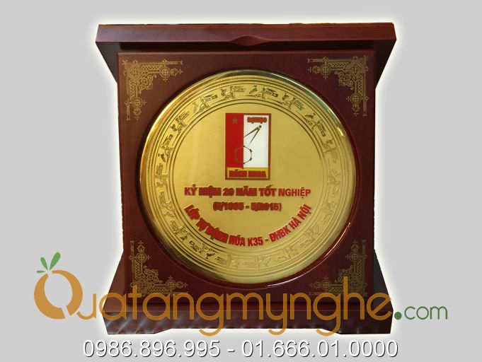 đĩa đồng quà tặng lưu niệm đối ngoại