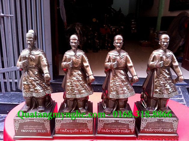 tượng trần hưng đạo, tượng đồng đức thánh trần, quà tặng lưu niệm, tượng phong thủy