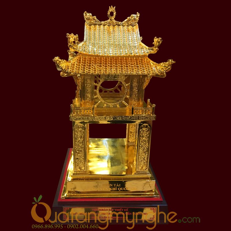 biểu tượng khuê văn các mạ vàng làm quà tặng