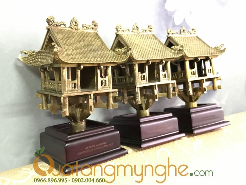 chùa 1 cột, chùa 1 cột mạ vàng, tượng chùa 1 cột, tượng đồng chùa 1 cột, chùa một cột