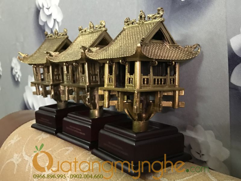 chùa 1 cột, chùa 1 cột mạ vàng, tượng chùa 1 cột, tượng đồng chùa 1 cột, chùa một cột