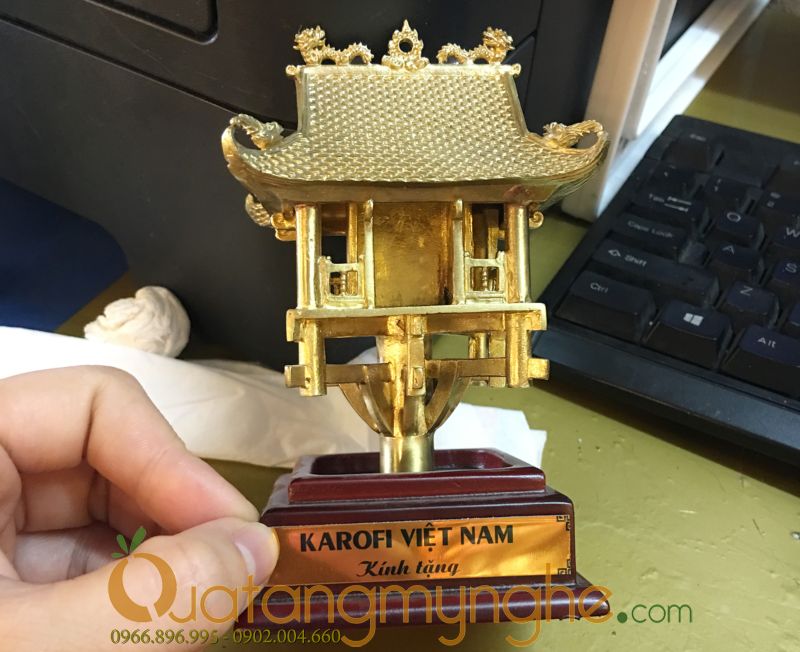 chùa 1 cột, chùa 1 cột mạ vàng, tượng chùa 1 cột, tượng đồng chùa 1 cột, chùa một cột