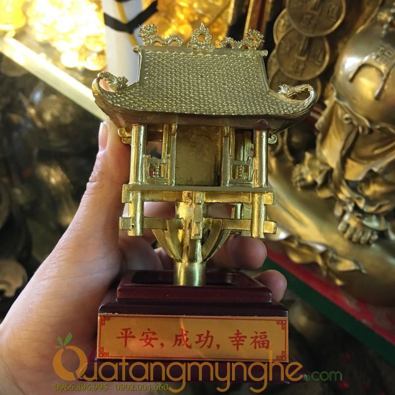 chùa 1 cột, chùa 1 cột mạ vàng, tượng chùa 1 cột, tượng đồng chùa 1 cột, chùa một cột