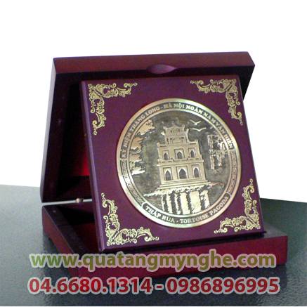 đĩa đồng, đĩa quà tặng, đĩa 3 miền, đĩa văn hóa việt nam, quà tặng, quà lưu niệm