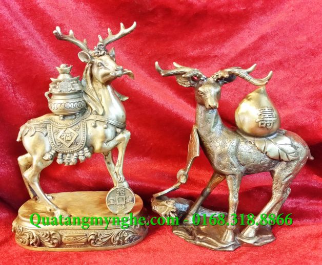 Hươu đồng, hươu phong thủy, đôi hươu, con hươu, phong thủy gia, đồ phong thủy, Hươu đồng phong thủy, vật phẩm phong thủy, mang lộc tới nhà