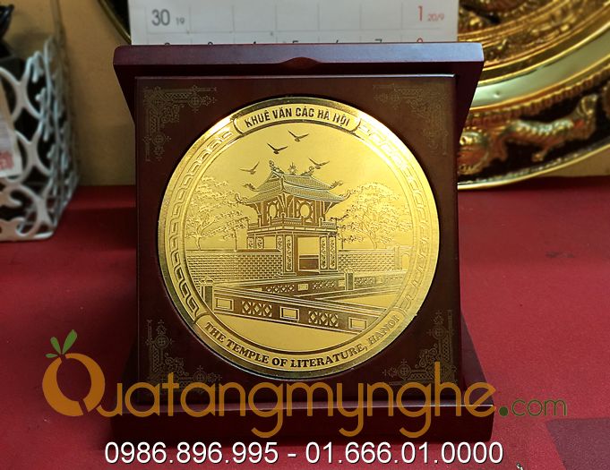 đĩa đồng quà tặng lưu niệm đối ngoại