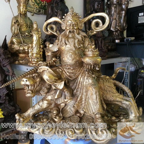 tượng thần tài ông địa thờ cúng, thần tài triệu công minh