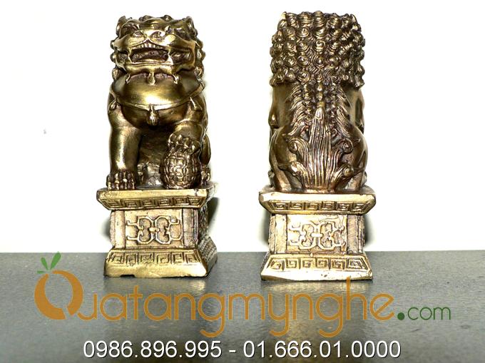 nghê đồng phong thủy ngồi bệ