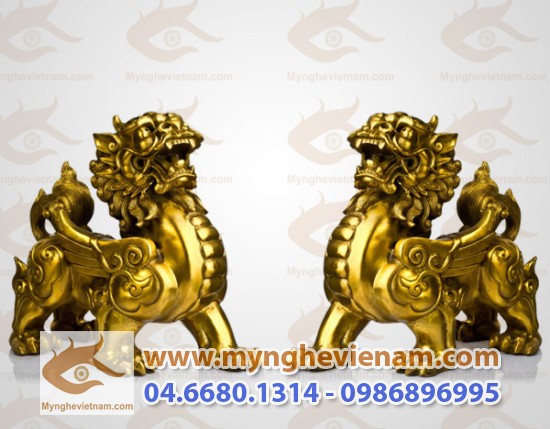 tỳ hưu phong thủy, tỳ hưu đồng, tỳ hưu 1 sừng có cánh