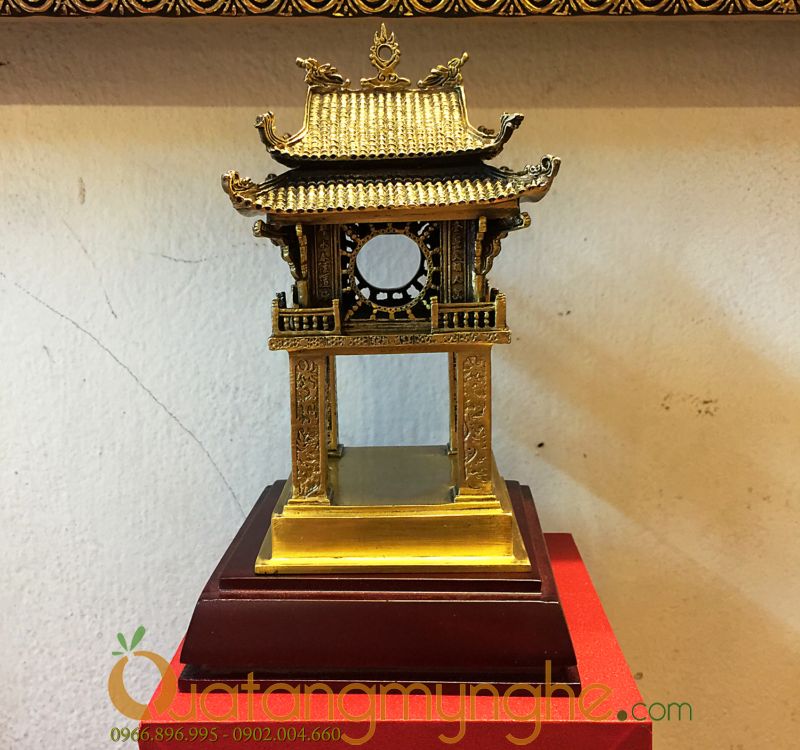 biểu tượng khuê văn các văn miếu hà nội bằng đồng làm quà tặng
