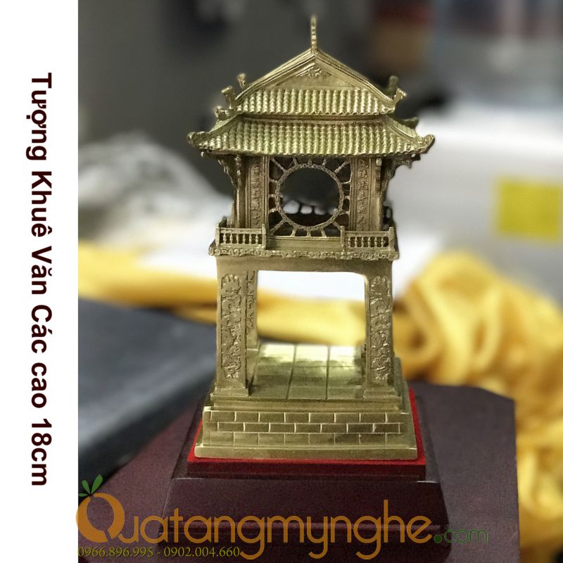 biểu tượng khuê văn các văn miếu hà nội bằng đồng làm quà tặng